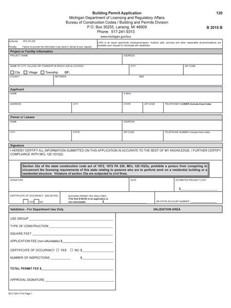 Building Permit Application Example Complete With Ease Airslate Signnow