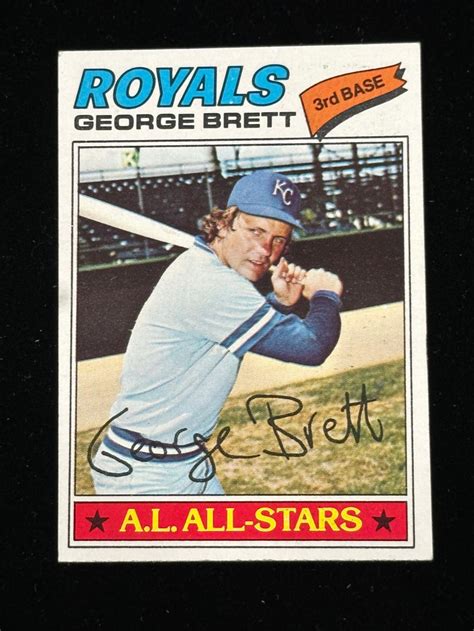 Lot 1977 Topps George Brett HOF 580