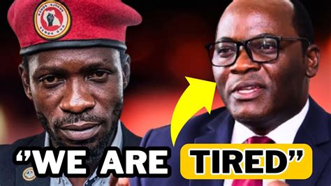 Bobi Wine Vs Mpuuga Hon Mpuuga Holds Press Conference Youtube