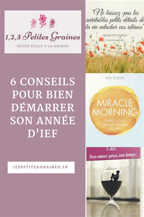 6 conseils pour bien démarrer cette année d IEF 1 2 3 petites graines