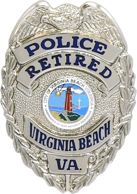 Download Vh Blackinton Virginia Beach Police Badge Full Size Png