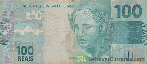 100 Brazilian Reais Banknote 2010 Nota De 100 Reais Nota De 100