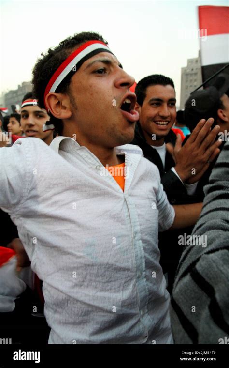 Cairo, Egypt. The Arab Spring Revolution, from 2011, which overthrew ...