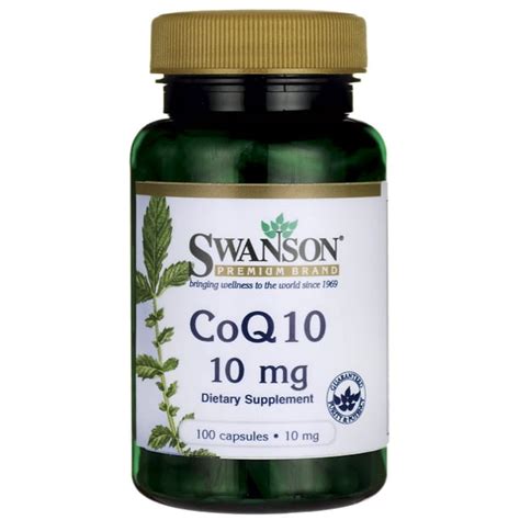 Swanson Coq10 10 Mg 100 Capsules Walmart Walmart