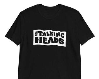 Talking Heads Short Sleeve Unisex T Shirt Black Uhuru Etsy