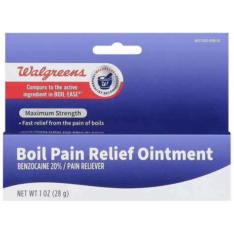 Walgreens Boil Pain Relieving Ointment | Walgreens