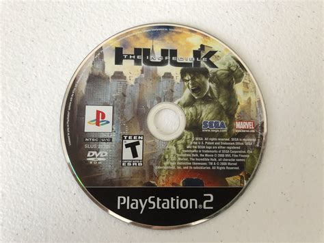 The Incredible Hulk - Playstation 2 PS2 - Cleaned & Tested - Video Games