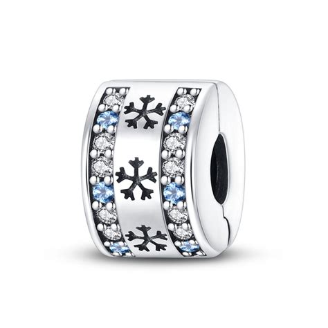 Snowflake Stopper Spacer Charmful