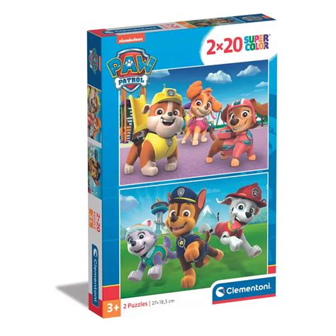 Clementoni PAW Patrol Puzzelset 2 X 20 Stukjes