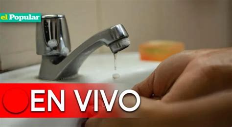 Corte De Agua Sedapal Lunes De Enero Del Estos Son Los Horarios