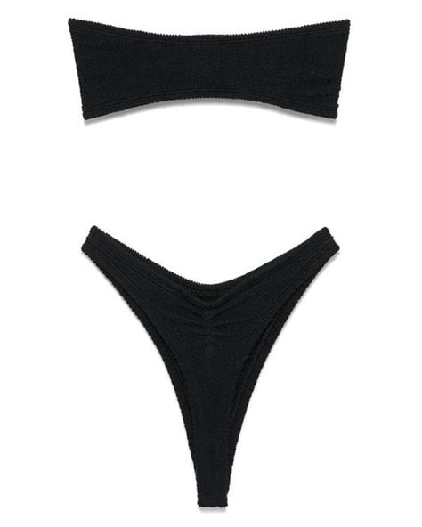 Hunza G Tina Bikini In Black Lyst