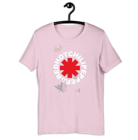 Limited Edition Red Hot Chili Peppers Band Logo T Shirt Red Hot Chili Peppers Tour T Shirt