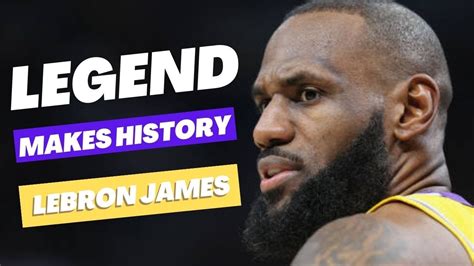 Lebron James Makes History The Rise Of A Basketball Legend Youtube