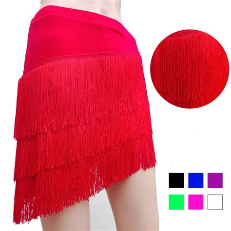 New Latin Dance Skirt Adult Female Rumba Samba Tango Ballroom Latin Tap