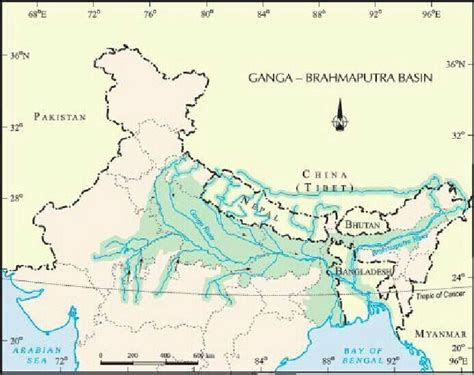 Ganga Basin Map