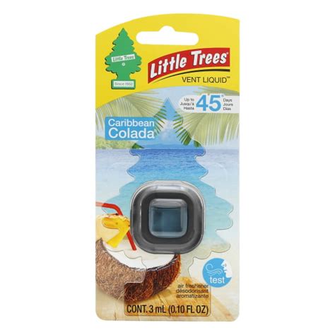 Little Trees Vent Liquid Car Air Freshener Caribbean Colada Walmart