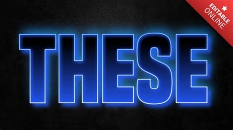 dark blue text effect generator