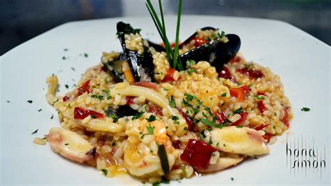 Risotto cu fructe de mare și ardei copți Blog culinar si de trai bun