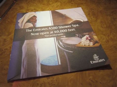 Guide To Emirates A380 First Class Shower Spa Emirates A380 Emirates Emirates First Class