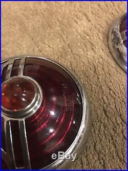 Rare Vintage Chrysler Desoto Rilite Tail Lights Lamps Scta