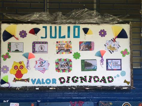 Periódico mural del mes de julio una idea diseña el tuyo Periodico