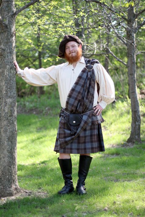 Rustic Highland Kilt Shirt Kilt Outfits Kilt Great Kilt