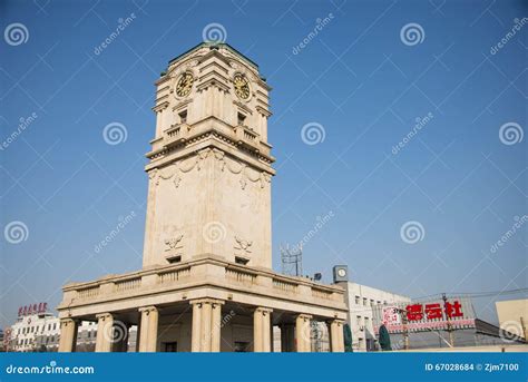 Asia China Beijing Tianqiao Performing Arts Districtthe Clock Tower