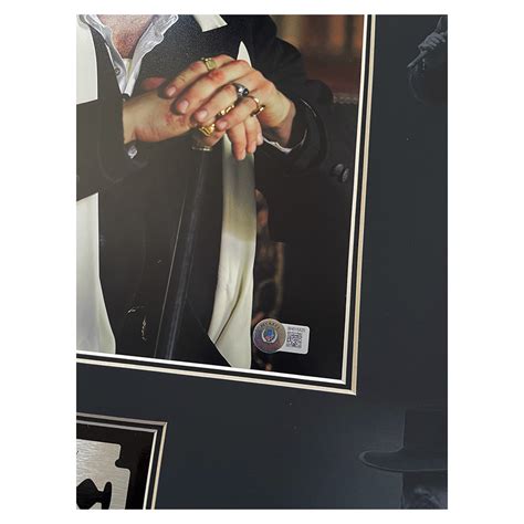 Alfie Solomons Signed Peaky Blinders Display