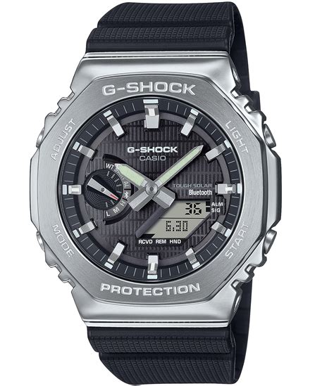 G Shock Mens Black Ana Digi Black Resin Strap Watch Dillards