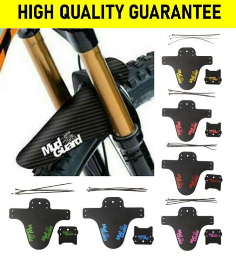 Pair Of Bicycle Mudguards Front And Rear Mountain Bike Bicycle Mud Guards