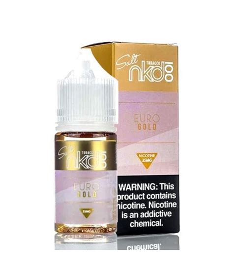 Euro Gold Nic Salt Version Naked 100 E Juice E Liquids