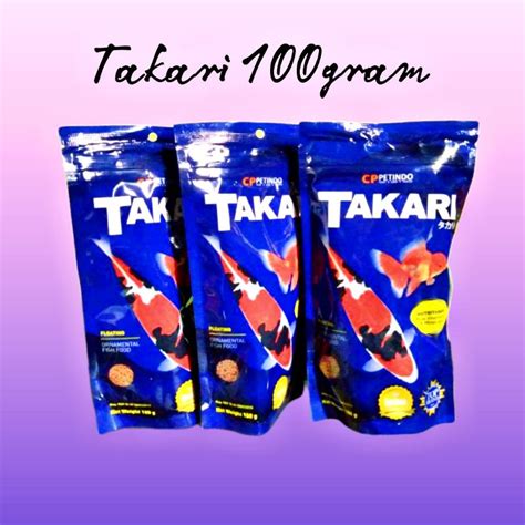 Jual 100 GRAM MAKANAN IKAN TAKARI MAKANAN KOKI MAKANAN KOI Shopee