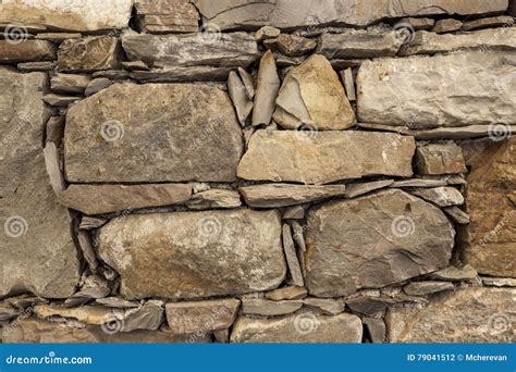 Grandes Pedras De Um Marrom Velho Da Parede De Pedra Paredes De