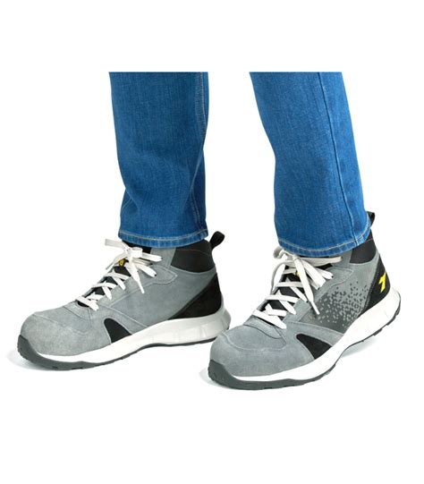 Calzado De Seguridad Alto Diadora Lite Mid S S Fo Sr Hro Esd