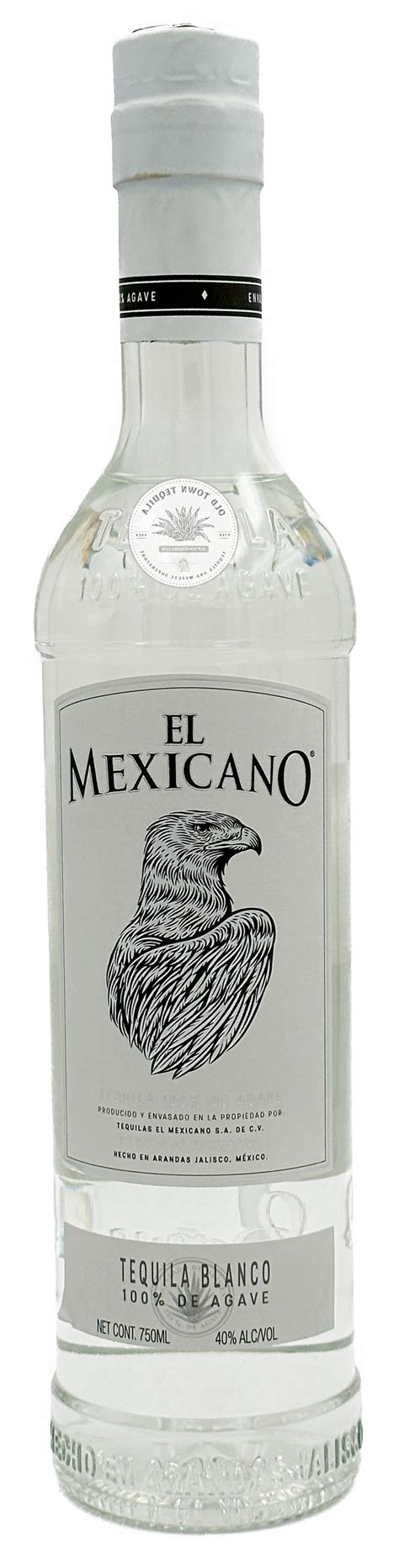 El Mexicano Tequila Blanco Old Town Tequila