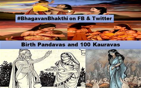 Birth Of Pandavas And 100 Kauravas Bhagavan Bhakthi