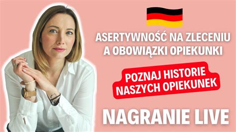 ASERTYWNOŚĆ NA ZLECENIU co nie należy do obowiązków Opiekunki