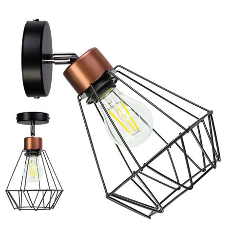 Lampa Kinkiet Cienny Regulowany Loft Brylant Drut Ledone