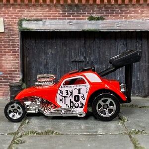 Loose Hot Wheels Fiat C Dragster Red And White Etsy