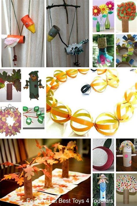 Autumn themed crafts for kids from toilet paper roll Autumn Crafts ...