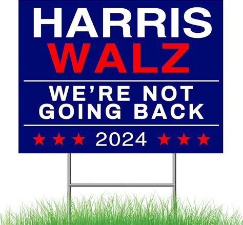 Amazon Dp Boutique Harris Walz Yard Sign Kamala Harris Tim