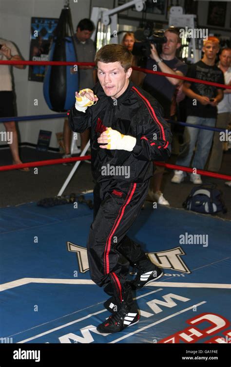 Ricky Hatton training - Las Vegas Stock Photo - Alamy