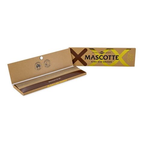 Feuilles Rouler King Size Marrons Ag X Mascotte Zamnesia