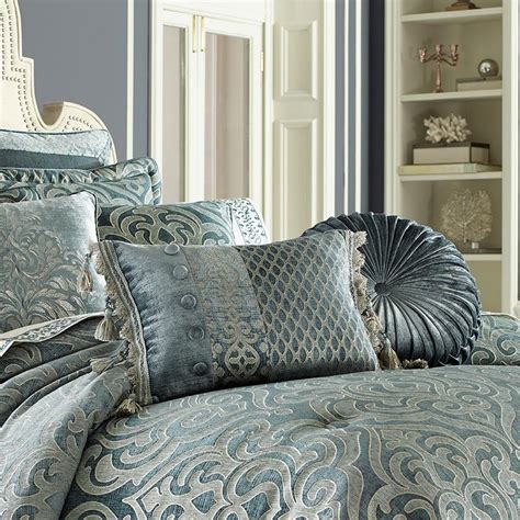 Sicily Teal 4 Piece Comforter Set By J Queen Latest Bedding