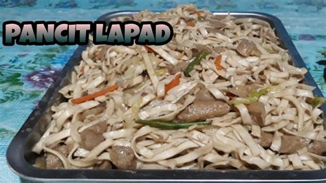 Making Pancit Lapad Youtube