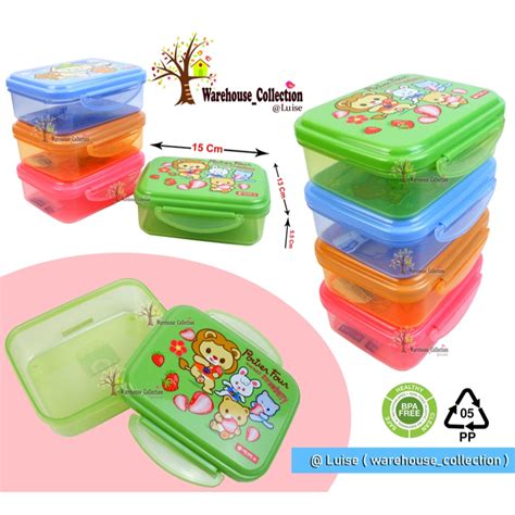 Jual TEMPAT MAKAN ANAK LUNCH BOX TEMPAT NASI KOTAK BEKAL SEKOLAH