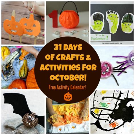 31 Days of October Crafts & Activities! - Where Imagination Grows