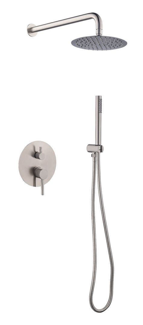 Hot And Cold Wall Mounted Concealed Shower Mixer Faucet Set Bathroom Waterfall Faucet China