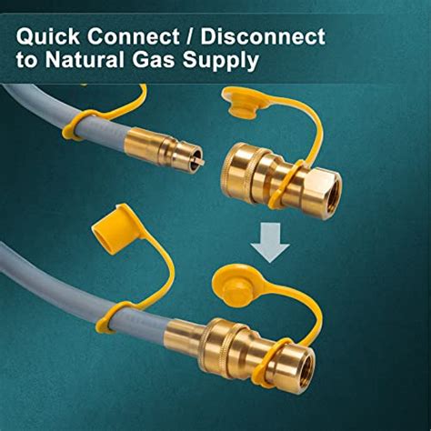 Gaspro Inch Natural Gas Quick Connect Hose For Bbq Grill Patio