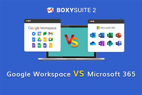 Google Workspace Vs Microsoft 365 Boxysuite